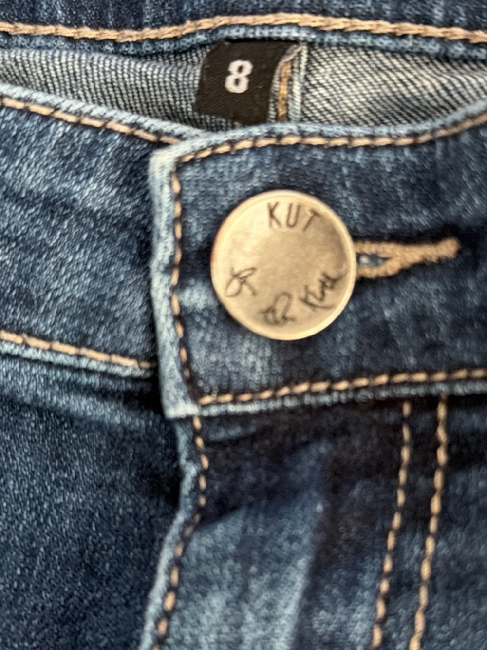 Kut from the Kloth Dark Blue Denim Jeans